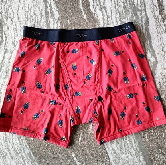 J. Crew Men's Nutcracker Boxer Brief Underwear New Size Large - Picture 2 of 4